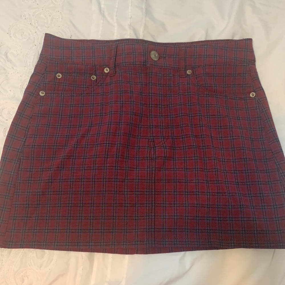 American Eagle Plaid Mini Skirt